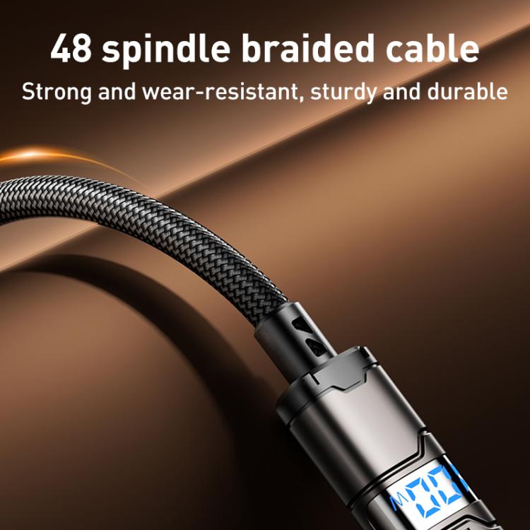 REMAX C01-AL 3A USB to 8 Pin Nylon Braided Data Cable, Length: 1.2m, USB to 8 Pin