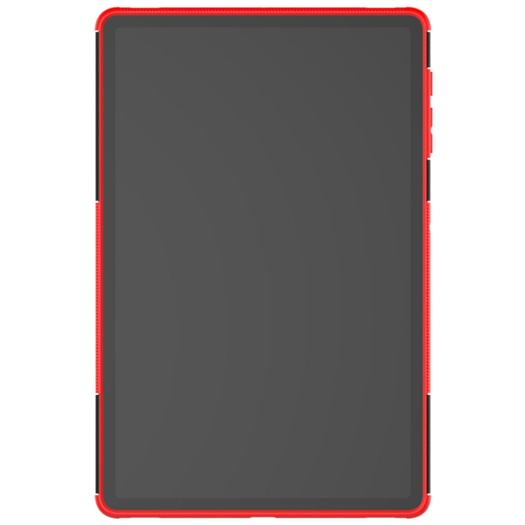 Tire Texture Shockproof TPU + PC Protective Case with Holder, For Samsung Galaxy Tab S7 Lite T730 / T735 & S7+ T970 / T976B