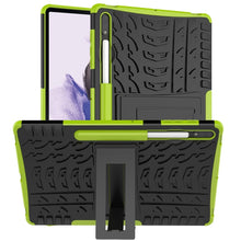 Load image into Gallery viewer, Tire Texture Shockproof TPU + PC Protective Case with Holder, For Samsung Galaxy Tab S7 Lite T730 / T735 &amp; S7+ T970 / T976B