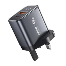 Load image into Gallery viewer, REMAX U2-AC 45W USB and Type-C GaN Digital Display Fast Charger, EU Plug, UK Plug
