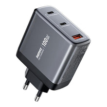 Load image into Gallery viewer, REMAX U2-AC 100W USB and Dual Type-C GaN Digital Display Fast Charger, EU Plug