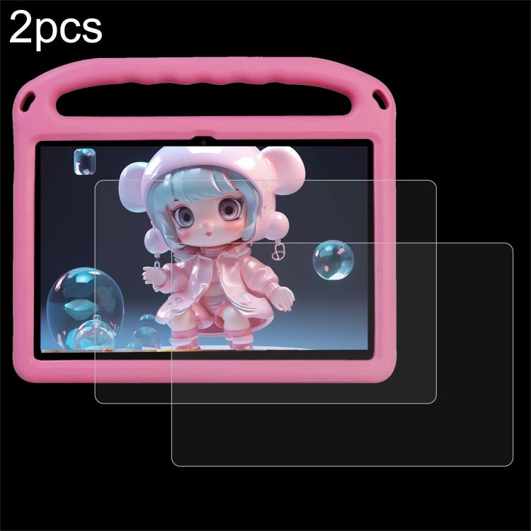 2pcs 9H 0.3mm Explosion-proof Tempered Glass Film, For Weelikeit 1069AA 2024 10.14 inch, For Weelikeit C19W Kids 10.1 inch