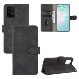Solid Color Skin Feel Magnetic Buckle Horizontal Flip Calf Texture PU Leather Case with Holder & Card Slots & Wallet, For Samsung Galaxy A91 / M80s, For Samsung Galaxy M01 Core / A01 Core, For Samsung Galaxy M11, For Samsung Galaxy M30s / M21          ...