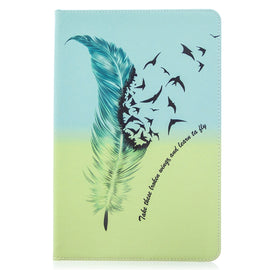 Colored Drawing Pattern Horizontal Flip Leather Case with Holder & Card Slots & Wallet, For Samsung Galaxy Tab S8 / Galaxy Tab S7 T870, For Amazon Kindle Fire HD8 (2020)