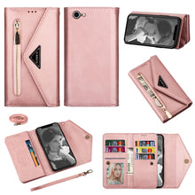 Load image into Gallery viewer, Skin Feel Zipper Horizontal Flip Leather Case with Holder &amp; Card Slots &amp; Photo Frame &amp; Lanyard &amp; Long Rope, For iPhone 6, For iPhone 6 Plus, For iPhone 7 / 8 / SE (2020), For iPhone 7 Plus / 8 Plus, For iPhone 11, For iPhone 11 Pro, For iPhone 11 Pro M...