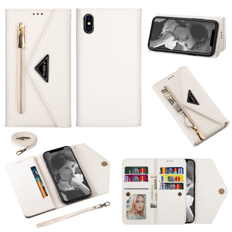 Skin Feel Zipper Horizontal Flip Leather Case with Holder & Card Slots & Photo Frame & Lanyard & Long Rope, For iPhone 6, For iPhone 6 Plus, For iPhone 7 / 8 / SE (2020), For iPhone 7 Plus / 8 Plus, For iPhone 11, For iPhone 11 Pro, For iPhone 11 Pro M...