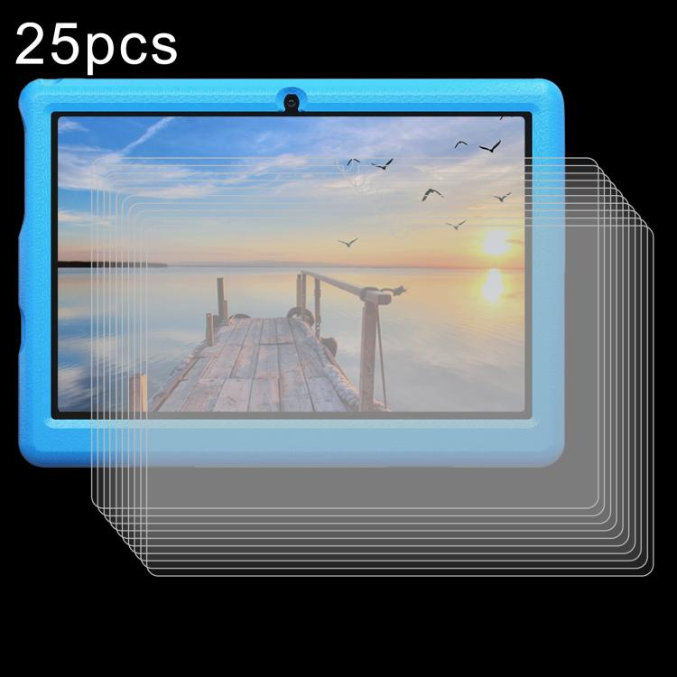 25pcs 9H 0.3mm Explosion-proof Tempered Glass Film, For Anyway Go AYG10061 10.1