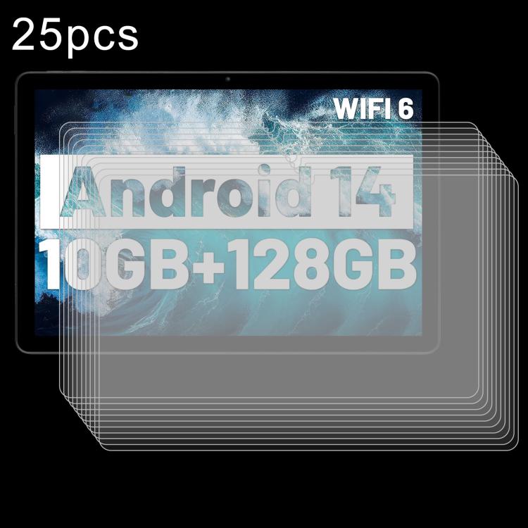 25pcs 9H 0.3mm Explosion-proof Tempered Glass Film, For UGRIHACH A7 11