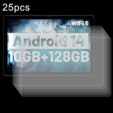 25pcs 9H 0.3mm Explosion-proof Tempered Glass Film, For UGRIHACH A7 11