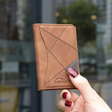 Load image into Gallery viewer, Prismatic Leather Horizontal Magnetic Wallet Card Bag Case