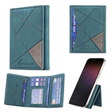 Load image into Gallery viewer, Prismatic Leather Horizontal Magnetic Wallet Card Bag Case