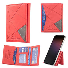 Load image into Gallery viewer, Prismatic Leather Horizontal Magnetic Wallet Card Bag Case