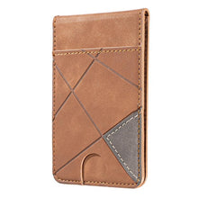 Load image into Gallery viewer, Prismatic Leather Vertical Magnetic Wallet Card Bag Case