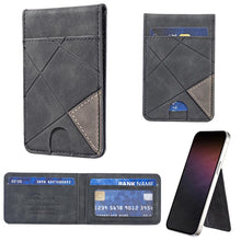 Load image into Gallery viewer, Prismatic Leather Vertical Magnetic Wallet Card Bag Case