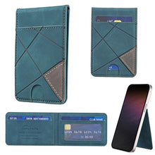 Load image into Gallery viewer, Prismatic Leather Vertical Magnetic Wallet Card Bag Case