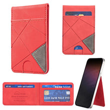 Load image into Gallery viewer, Prismatic Leather Vertical Magnetic Wallet Card Bag Case