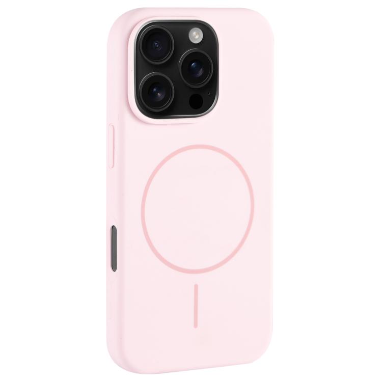 Large Hole Camera MagSafe Liquid Silicone Full Coverage Phone Case, For iPhone 16 Pro Max, For iPhone 16 Pro, For iPhone 16 Plus, For iPhone 16