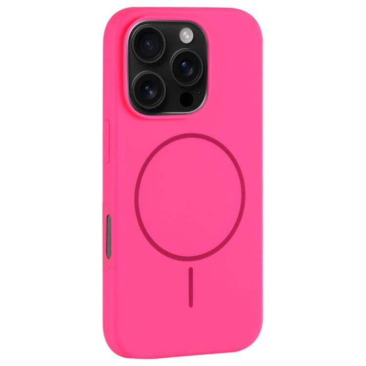 Large Hole Camera MagSafe Liquid Silicone Full Coverage Phone Case, For iPhone 16 Pro Max, For iPhone 16 Pro, For iPhone 16 Plus, For iPhone 16