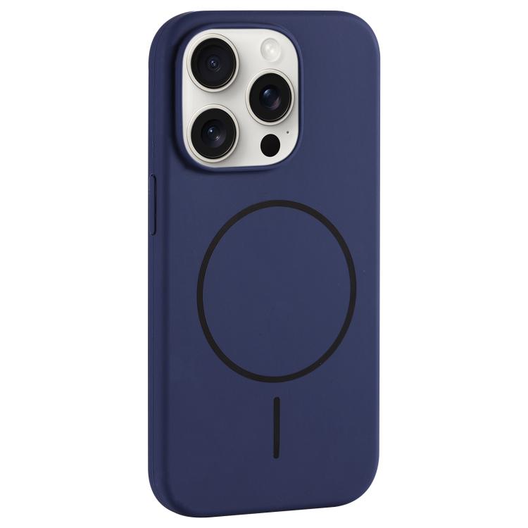Large Hole Camera MagSafe Liquid Silicone Full Coverage Phone Case, For iPhone 15 Pro Max, For iPhone 15 Pro, For iPhone 15 Plus, For iPhone 15