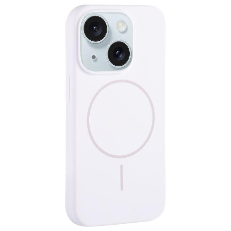 Large Hole Camera MagSafe Liquid Silicone Full Coverage Phone Case, For iPhone 15 Pro Max, For iPhone 15 Pro, For iPhone 15 Plus, For iPhone 15