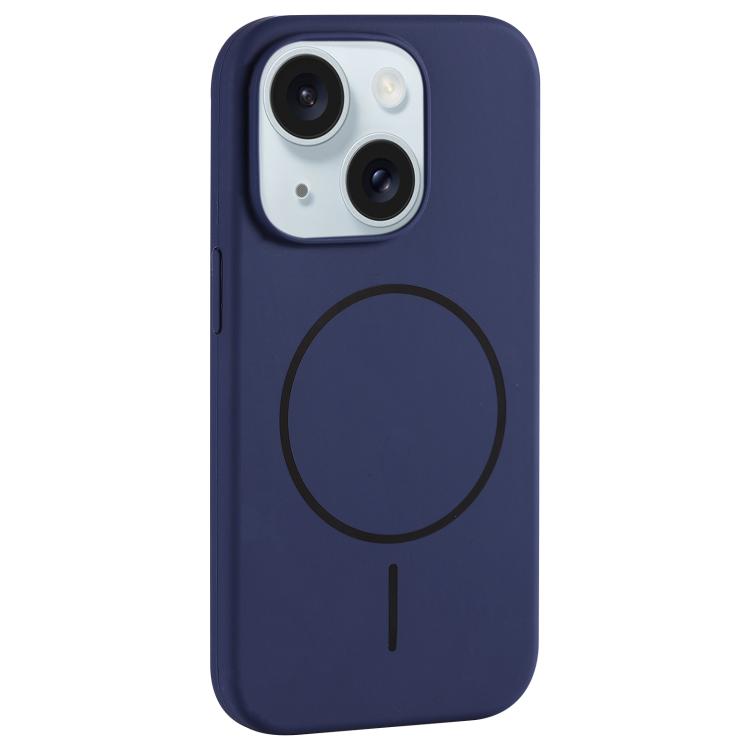 Large Hole Camera MagSafe Liquid Silicone Full Coverage Phone Case, For iPhone 15 Pro Max, For iPhone 15 Pro, For iPhone 15 Plus, For iPhone 15