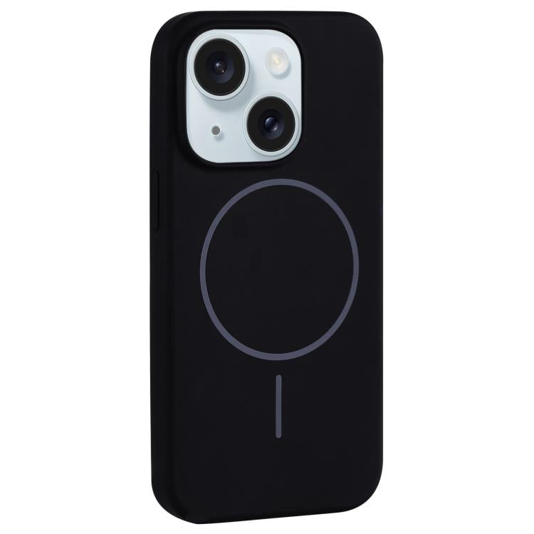Large Hole Camera MagSafe Liquid Silicone Full Coverage Phone Case, For iPhone 15 Pro Max, For iPhone 15 Pro, For iPhone 15 Plus, For iPhone 15