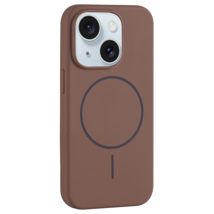 Large Hole Camera MagSafe Liquid Silicone Full Coverage Phone Case, For iPhone 15 Pro Max, For iPhone 15 Pro, For iPhone 15 Plus, For iPhone 15