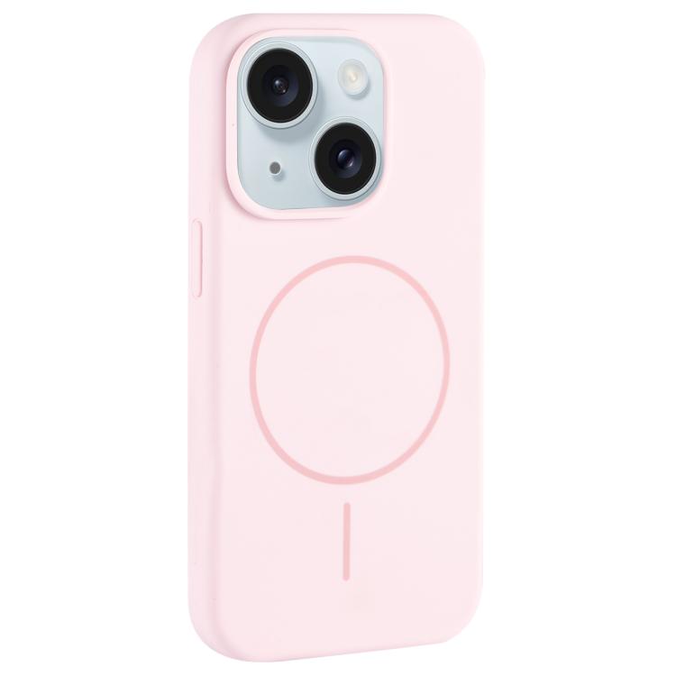 Large Hole Camera MagSafe Liquid Silicone Full Coverage Phone Case, For iPhone 15 Pro Max, For iPhone 15 Pro, For iPhone 15 Plus, For iPhone 15