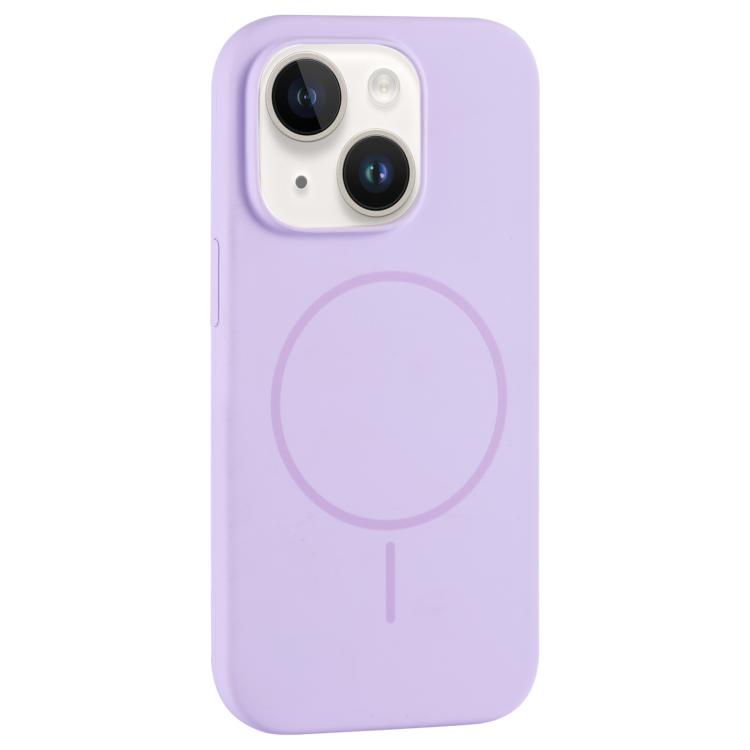 Large Hole Camera MagSafe Liquid Silicone Full Coverage Phone Case, For iPhone 14 Plus, For iPhone 14, For iPhone 14 Pro, For iPhone 14 Pro Max
