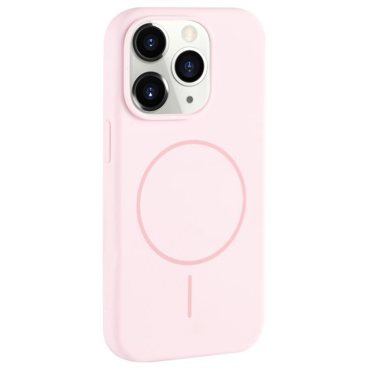 Large Hole Camera MagSafe Liquid Silicone Full Coverage Phone Case, For iPhone 12 Pro Max, For iPhone 12 Pro, For iPhone 11 Pro Max, For iPhone 11