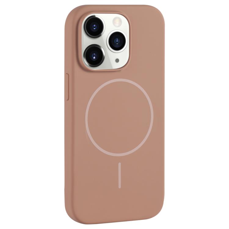 Large Hole Camera MagSafe Liquid Silicone Full Coverage Phone Case, For iPhone 12 Pro Max, For iPhone 12 Pro, For iPhone 11 Pro Max, For iPhone 11