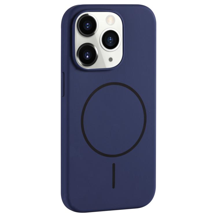 Large Hole Camera MagSafe Liquid Silicone Full Coverage Phone Case, For iPhone 12 Pro Max, For iPhone 12 Pro, For iPhone 11 Pro Max, For iPhone 11