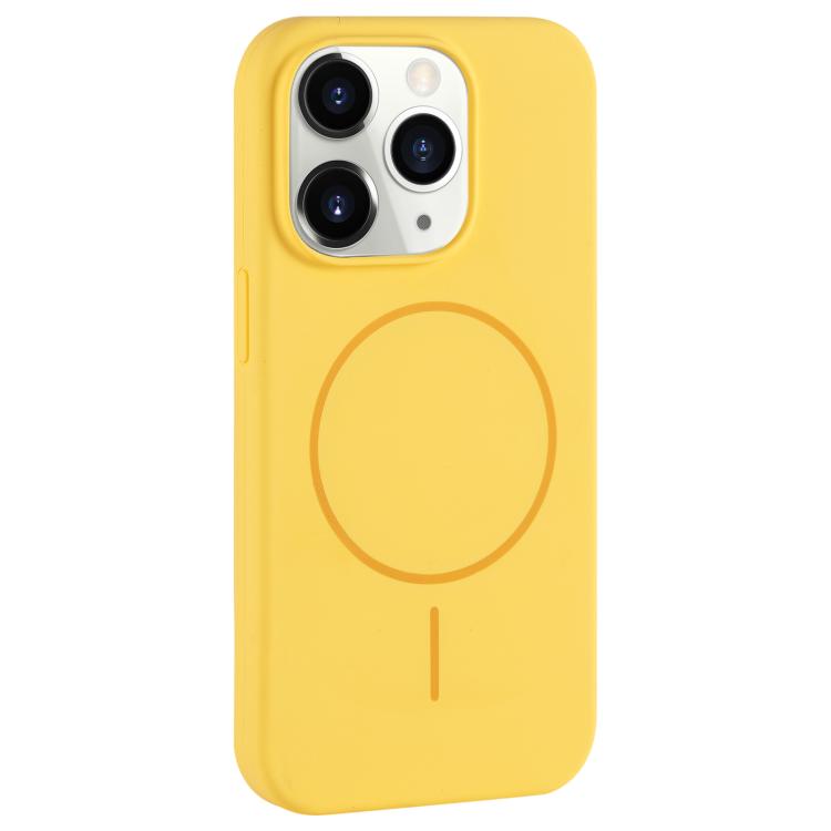 Large Hole Camera MagSafe Liquid Silicone Full Coverage Phone Case, For iPhone 12 Pro Max, For iPhone 12 Pro, For iPhone 11 Pro Max, For iPhone 11