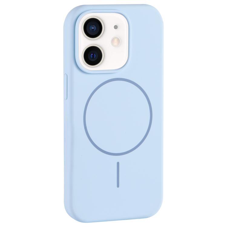 Large Hole Camera MagSafe Liquid Silicone Full Coverage Phone Case, For iPhone 12 Pro Max, For iPhone 12 Pro, For iPhone 11 Pro Max, For iPhone 11