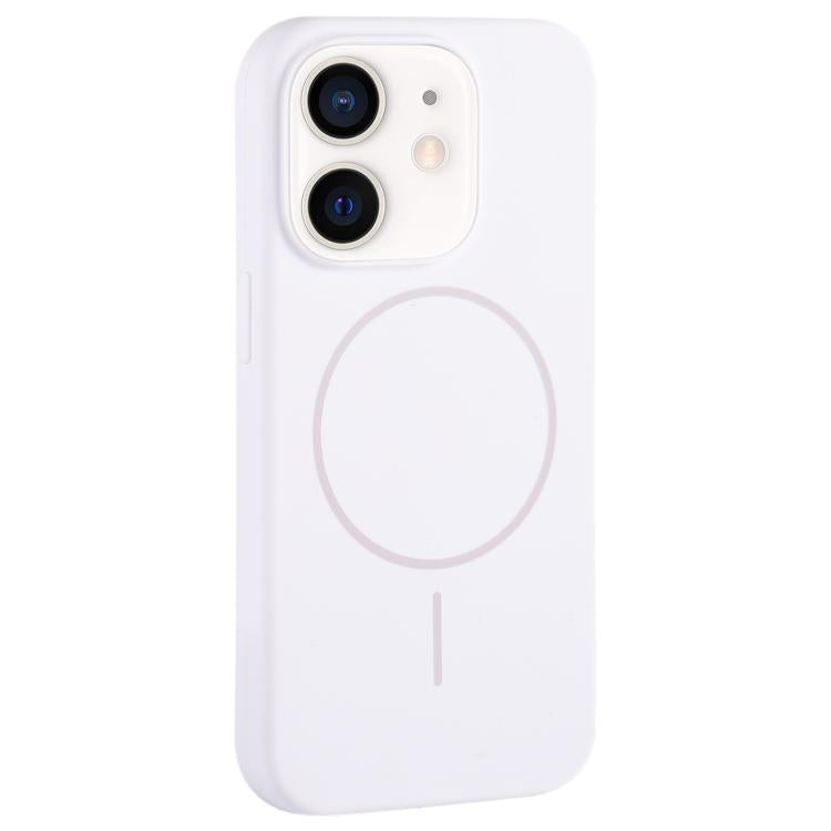 Large Hole Camera MagSafe Liquid Silicone Full Coverage Phone Case, For iPhone 12 Pro Max, For iPhone 12 Pro, For iPhone 11 Pro Max, For iPhone 11