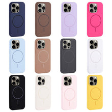 Load image into Gallery viewer, Large Hole Camera MagSafe Liquid Silicone Full Coverage Phone Case, For iPhone 16 Pro Max, For iPhone 16 Pro, For iPhone 16 Plus, For iPhone 16
