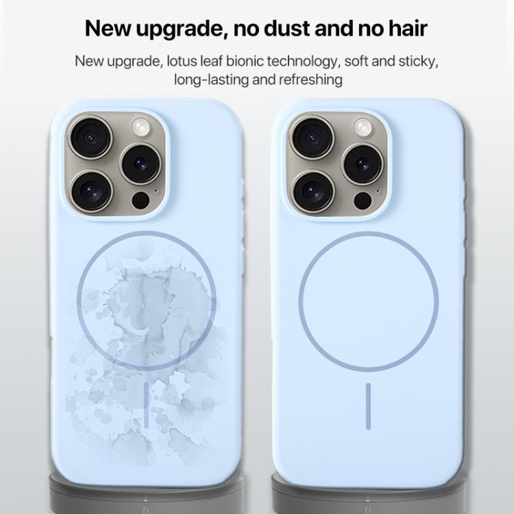 Large Hole Camera MagSafe Liquid Silicone Full Coverage Phone Case, For iPhone 16 Pro Max, For iPhone 16 Pro, For iPhone 16 Plus, For iPhone 16