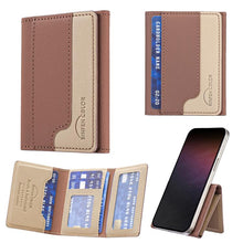 Load image into Gallery viewer, Color Matching Leather Horizontal Magnetic Wallet Card Bag Case