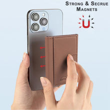Load image into Gallery viewer, Solid Color Leather Horizontal Magnetic Wallet Card Bag Case