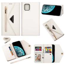 Load image into Gallery viewer, Skin Feel Zipper Horizontal Flip Leather Case with Holder &amp; Card Slots &amp; Photo Frame &amp; Lanyard &amp; Long Rope, For Samsung Galaxy Note20, For Samsung Galaxy Note20 Ultra, For Samsung Galaxy S20, For Samsung Galaxy S20+, For Samsung Galaxy S20 Ultra       ...