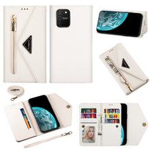 Load image into Gallery viewer, Skin Feel Zipper Horizontal Flip Leather Case with Holder &amp; Card Slots &amp; Photo Frame &amp; Lanyard &amp; Long Rope, For Samsung Galaxy Note20, For Samsung Galaxy Note20 Ultra, For Samsung Galaxy S20, For Samsung Galaxy S20+, For Samsung Galaxy S20 Ultra       ...