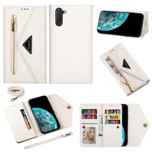 Load image into Gallery viewer, Skin Feel Zipper Horizontal Flip Leather Case with Holder &amp; Card Slots &amp; Photo Frame &amp; Lanyard &amp; Long Rope, For Samsung Galaxy Note20, For Samsung Galaxy Note20 Ultra, For Samsung Galaxy S20, For Samsung Galaxy S20+, For Samsung Galaxy S20 Ultra       ...