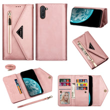 Load image into Gallery viewer, Skin Feel Zipper Horizontal Flip Leather Case with Holder &amp; Card Slots &amp; Photo Frame &amp; Lanyard &amp; Long Rope, For Samsung Galaxy Note20, For Samsung Galaxy Note20 Ultra, For Samsung Galaxy S20, For Samsung Galaxy S20+, For Samsung Galaxy S20 Ultra       ...