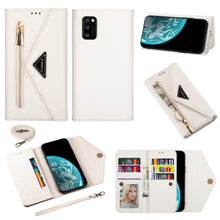 Load image into Gallery viewer, Skin Feel Zipper Horizontal Flip Leather Case with Holder &amp; Card Slots &amp; Photo Frame &amp; Lanyard &amp; Long Rope, For Samsung Galaxy Note10+, For Samsung Galaxy S10, For Samsung Galaxy S10+, For Samsung Galaxy S10e, For Samsung Galaxy A21                    ...