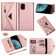 Load image into Gallery viewer, Skin Feel Zipper Horizontal Flip Leather Case with Holder &amp; Card Slots &amp; Photo Frame &amp; Lanyard &amp; Long Rope, For Samsung Galaxy Note10+, For Samsung Galaxy S10, For Samsung Galaxy S10+, For Samsung Galaxy S10e, For Samsung Galaxy A21                    ...