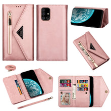 Load image into Gallery viewer, Skin Feel Zipper Horizontal Flip Leather Case with Holder &amp; Card Slots &amp; Photo Frame &amp; Lanyard &amp; Long Rope, For Samsung Galaxy Note10+, For Samsung Galaxy S10, For Samsung Galaxy S10+, For Samsung Galaxy S10e, For Samsung Galaxy A21                    ...