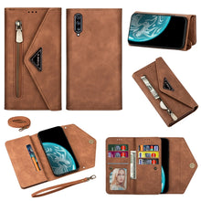 Load image into Gallery viewer, Skin Feel Zipper Horizontal Flip Leather Case with Holder &amp; Card Slots &amp; Photo Frame &amp; Lanyard &amp; Long Rope, For Samsung Galaxy A10 / M10, For Samsung Galaxy A20 / A30 / M10s, For Samsung Galaxy A20e / A10e, For Samsung Galaxy A20s, For Samsung Galaxy A...