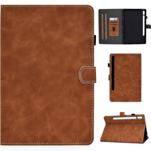 Load image into Gallery viewer, Cowhide Texture Horizontal Flip Leather Case with Holder &amp; Card Slots &amp; Sleep / Wake-up Function