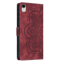 Load image into Gallery viewer, Mandala Embossed Retro Frosted Leather Phone Case, For iPhone XR, For iPhone XS Max, For iPhone 7 Plus / 8 Plus
