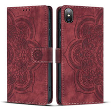 Load image into Gallery viewer, Mandala Embossed Retro Frosted Leather Phone Case, For iPhone XR, For iPhone XS Max, For iPhone 7 Plus / 8 Plus